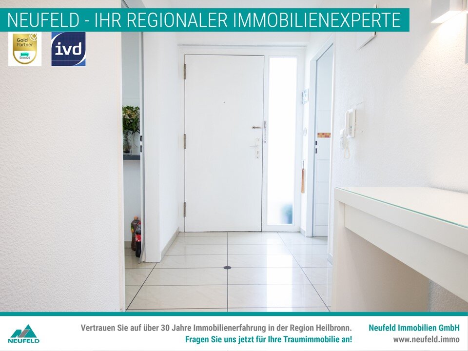 Wohnung zum Kauf 215.400 € 3 Zimmer 72 m²<br/>Wohnfläche 3.<br/>Geschoss Charlottenstraße 29 Südbahnhof / John-F.-Kennedy-Siedlung Heilbronn 74074