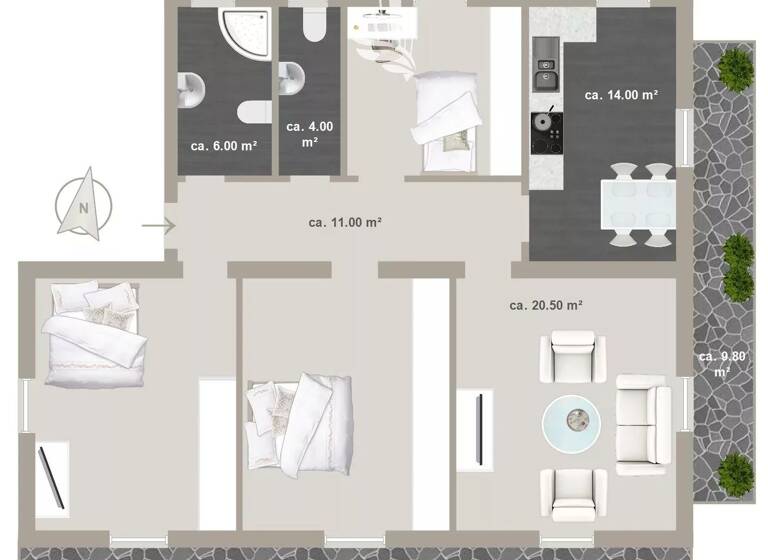 Wohnung zum Kauf 590.000 € 4 Zimmer 145 m² 1. Geschoss Bruneck 39031