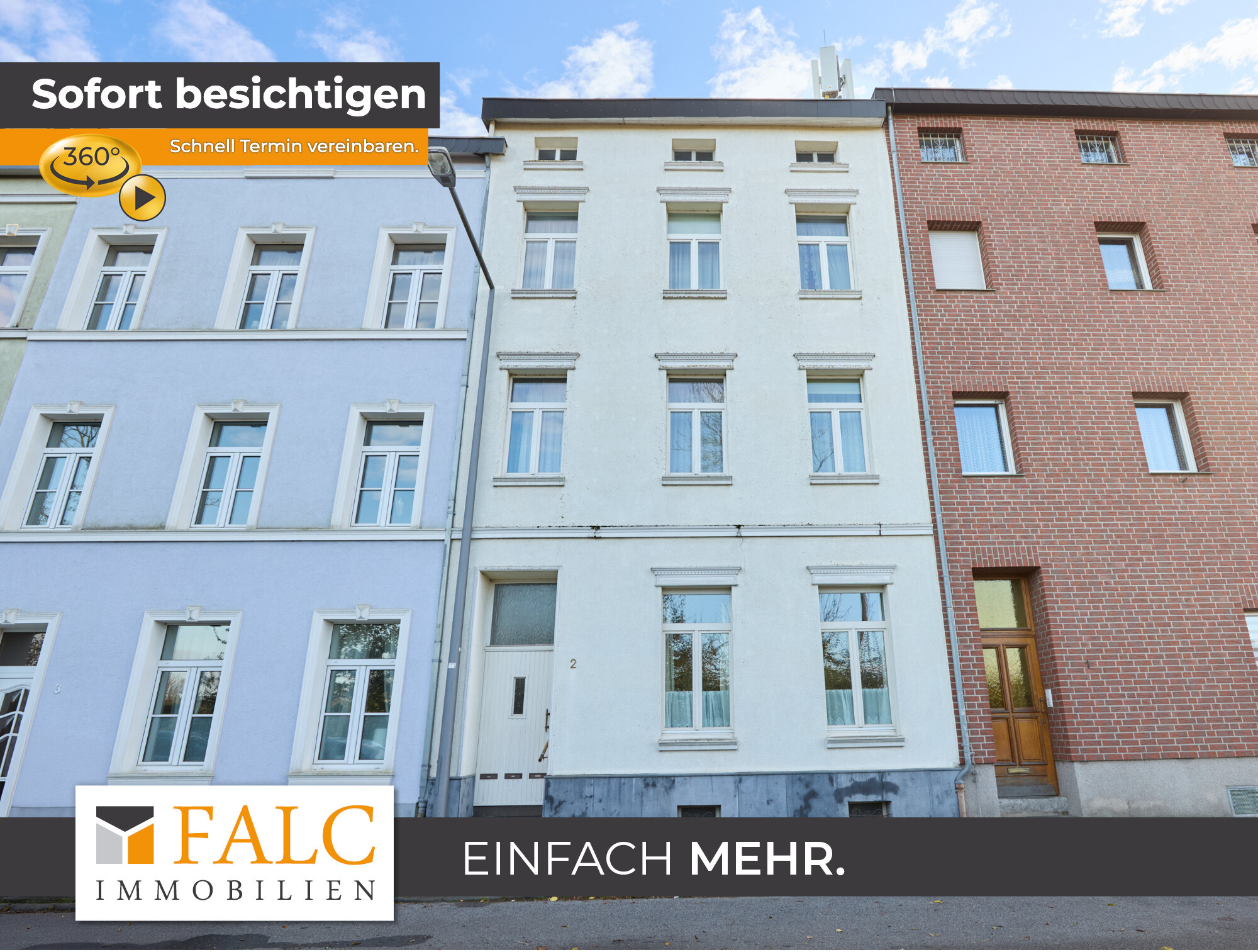 Mehrfamilienhaus zum Kauf 199.000 € 5 Zimmer 160 m²<br/>Wohnfläche 197 m²<br/>Grundstück Kehrbrückstraße 2 Eilendorf Aachen 52080