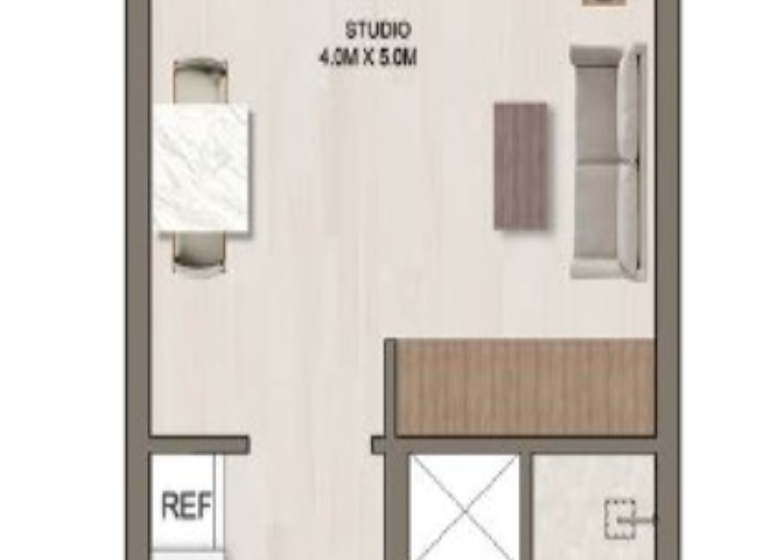 Studio zum Kauf provisionsfrei 162.530 € 1 Zimmer 44 m²