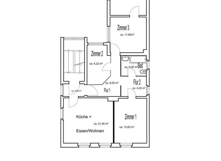 Wohnung zur Miete 1.450 € 4 Zimmer 91 m² Naurod Wiesbaden 65207
