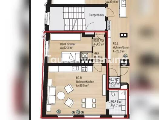 Wohnung zur Miete Tauschwohnung 437 € 2 Zimmer 56 m² Eutritzsch Nord 04129