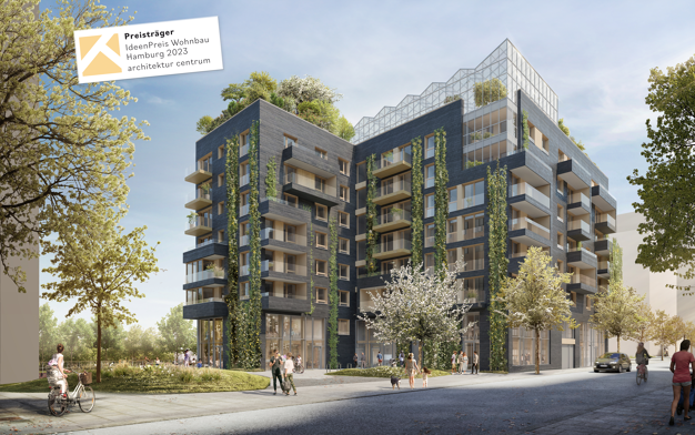 Wohn- und Geschäftshaus zum Kauf - Neubau provisionsfrei als Kapitalanlage geeignet 200.000 € 2.720 m² Baakenallee 43 Kleiner Grasbrook Hamburg 20457