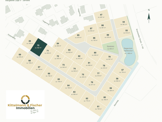 Grundstück zum Kauf provisionsfrei 179.228 € 692 m² Grundstück Küsterkamp 23 Jembke 38477