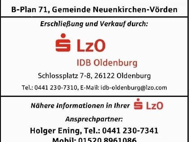 Grundstück zum Kauf provisionsfrei 86.280 € 719 m² Grundstück Neuenkirchen Neuenkirchen-Vörden 49434
