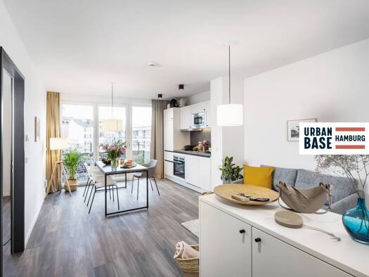 Wohnung zur Miete 1.154 € 2 Zimmer 46,8 m² 2. Geschoss frei ab 01.10.2026 Schultzweg Hammerbrook Mitte 20097