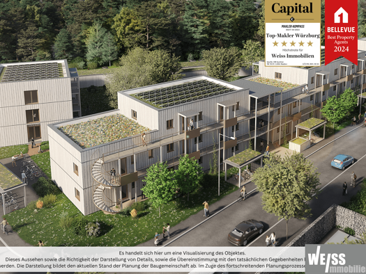 Wohnung zum Kauf - Erstbezug provisionsfrei 360.182 € 3 Zimmer 69,4 m² 2. Geschoss Bahnhofstraße 50 Hilpoltstein 91161