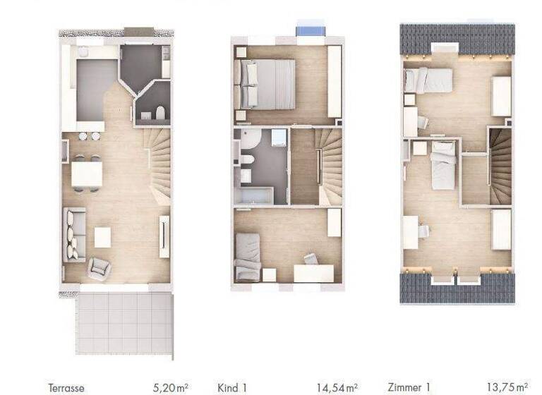 Reihenmittelhaus zum Kauf - Erstbezug 479.900 € 5,5 Zimmer 122 m² 160 m² Grundstück Am alten Bahnhof 6-8 Wolfskehlen Riedstadt / Wolfskehlen 64560
