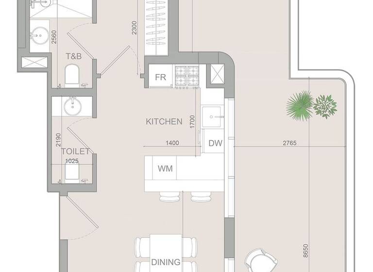 Wohnung zum Kauf provisionsfrei 401.238 € 2 Zimmer 100,1 m² Dubai 00000