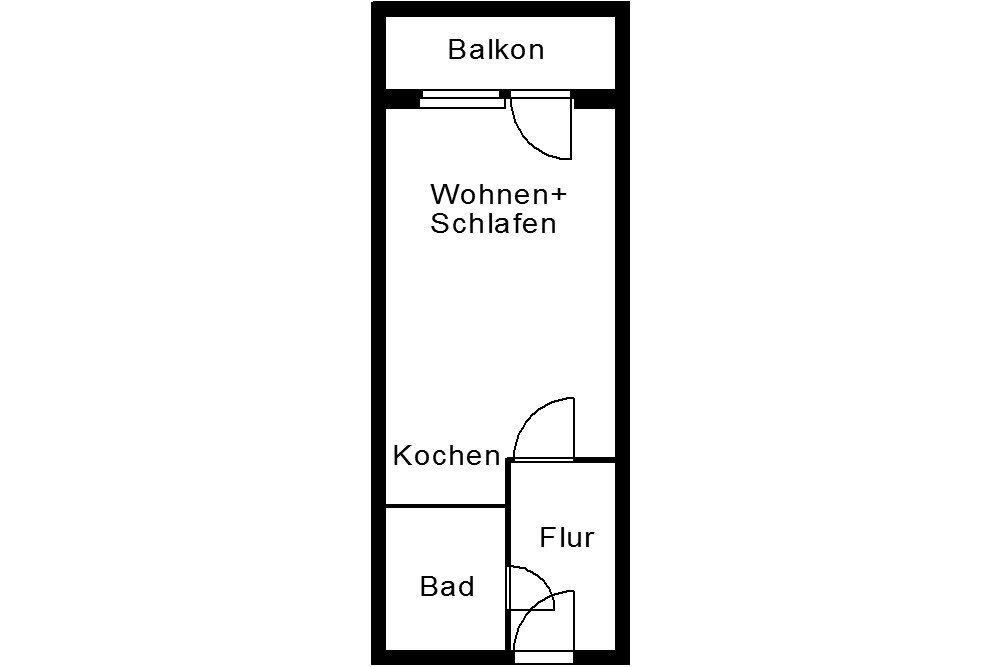 Wohnung zur Miete 238 € 1 Zimmer 27,9 m²<br/>Wohnfläche 2.<br/>Geschoss Dittesstraße 64 Neundorfer Vorstadt Plauen 08523