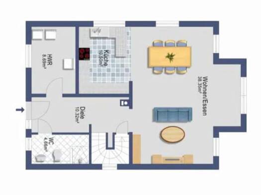 Einfamilienhaus zur Miete 2.690 € 5 Zimmer 140,1 m² 525 m² Grundstück frei ab 01.01.2027 Eichwalde 15732