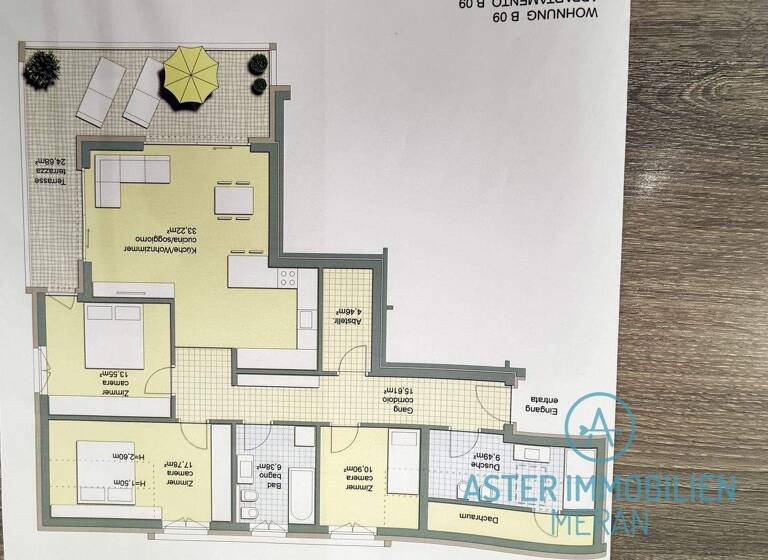 Penthouse zum Kauf 945.000 € 4 Zimmer 111 m² 2. Geschoss Laurin Meran 39012