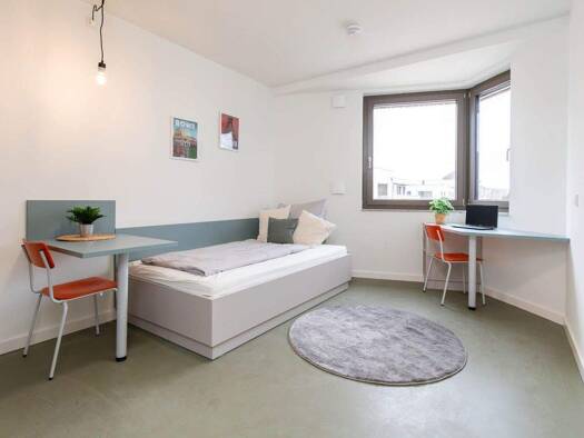 Studio zur Miete 464 € 1 Zimmer 24,4 m² 3. Geschoss frei ab 01.04.2026 Ellen-Ammann-Straße 8 Bamberg 96052