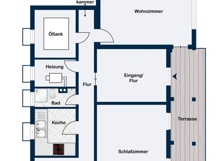 Einfamilienhaus zum Kauf 249.000 € 6 Zimmer 147,5 m² 1.022 m² Grundstück Kempfenbrunn Flörsbachtal / Kempfenbrunn 63639