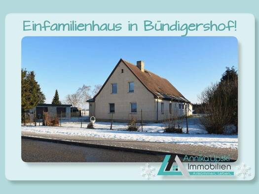 Einfamilienhaus zum Kauf 125.000 € 4 Zimmer 98 m² 3.840 m² Grundstück frei ab sofort Bündigershof Prenzlau 17291