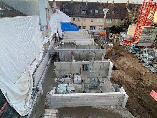 Terrassenwohnung zum Kauf - Erstbezug provisionsfrei 452.270 € 2 Zimmer 45 m² EG Dreikönigstraße 1,3 Innenstadt Erlangen 91054