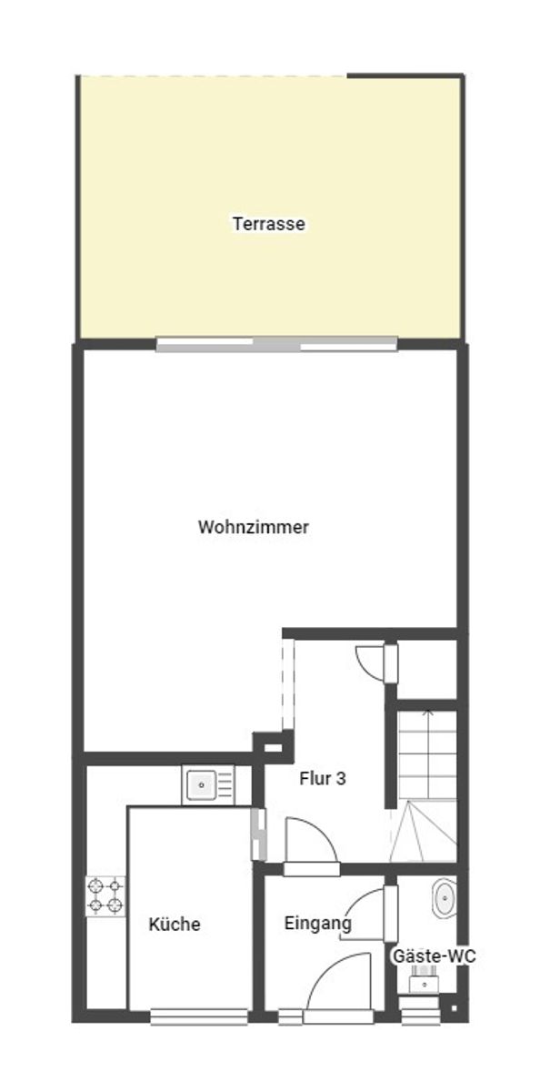 Reihenmittelhaus zum Kauf 249.000 € 4 Zimmer 100 m²<br/>Wohnfläche 174 m²<br/>Grundstück Bad Bramstedt 24576