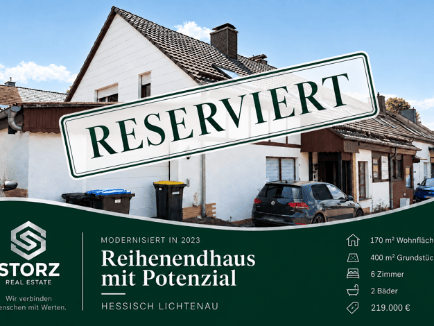 Einfamilienhaus zum Kauf 219.000 € 6 Zimmer 170 m² 400 m² Grundstück Hessisch Lichtenau Hessisch Lichtenau 37235