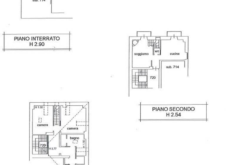 Wohnung zum Kauf 230.000 € 4 Zimmer 135 m² 2. Geschoss frei ab sofort Via Carona Branzi