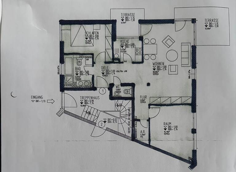 Wohnung zum Kauf 299.000 € 3 Zimmer 86,5 m² EG Südstadt Weimar 99425