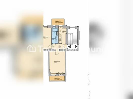 Wohnung zur Miete Tauschwohnung 1.200 € 2 Zimmer 57 m² 2. Geschoss Westend Berlin 10629