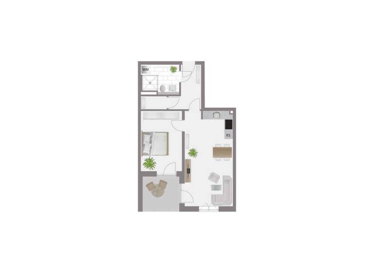 Wohnung zum Kauf 396.130 € 2 Zimmer 65,2 m²<br/>Wohnfläche Ottmaring Friedberg / Ottmaring 86316