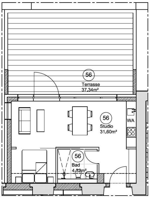 Wohnung zur Miete 1.399 € 1 Zimmer 54,6 m²<br/>Wohnfläche 3.<br/>Geschoss ab sofort<br/>Verfügbarkeit Danziger Straße 73 Prenzlauer Berg Berlin 10435