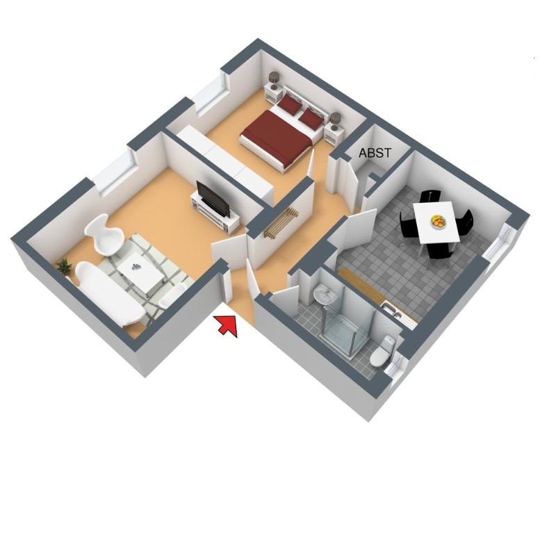 Wohnung zur Miete 389 € 2 Zimmer 55,4 m²<br/>Wohnfläche 2.<br/>Geschoss 15.01.2025<br/>Verfügbarkeit Lüdenscheider Straße 41 Ackenbrock Iserlohn 58644