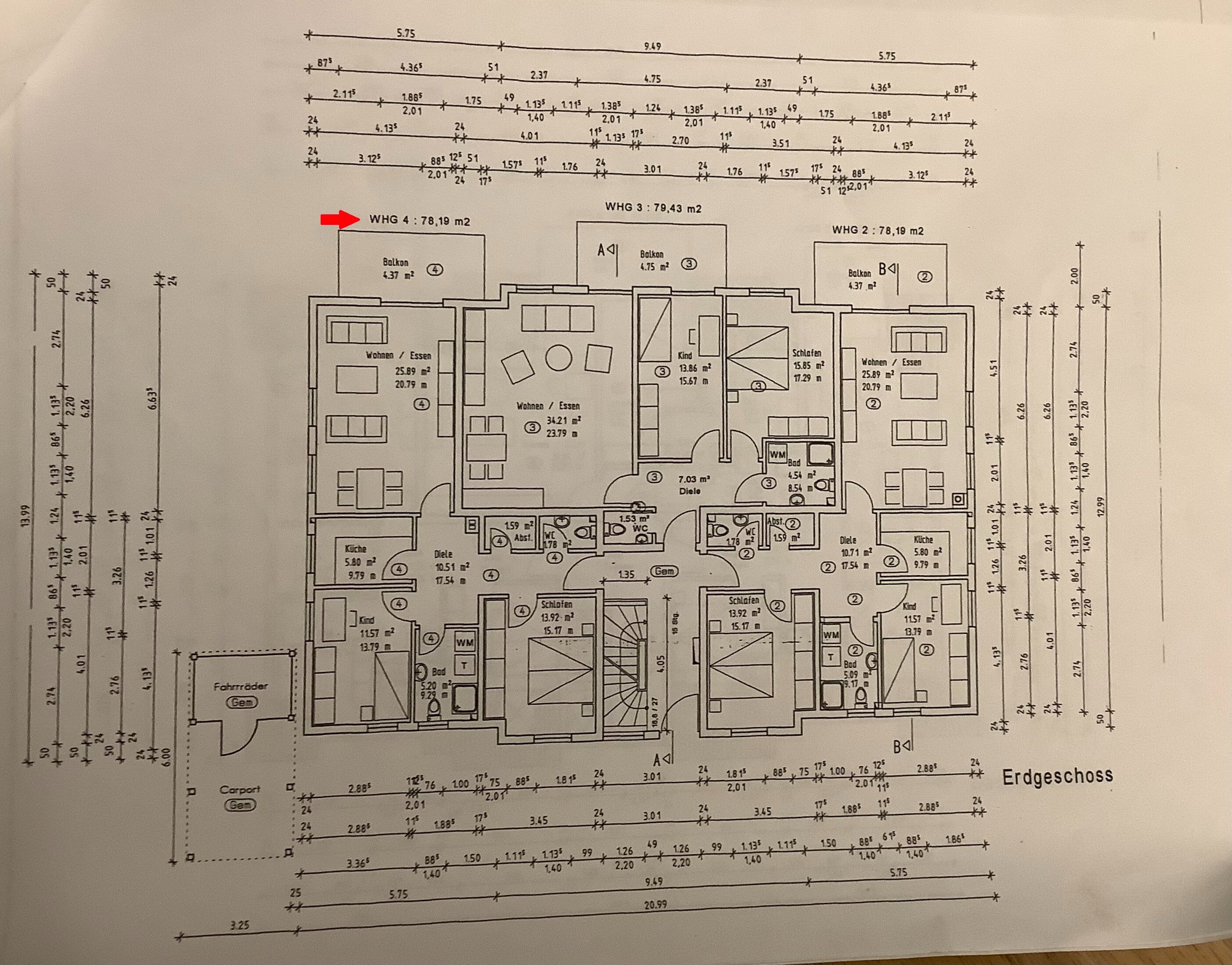 Wohnung zum Kauf 219.000 € 3 Zimmer 78 m²<br/>Wohnfläche EG<br/>Geschoss Auf'm Kampe 45 Neuastenberg Winterberg 59955