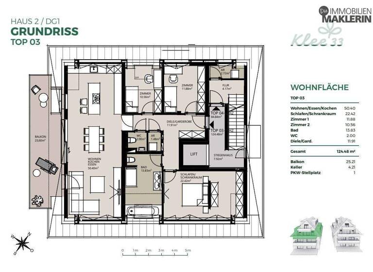 Wohnung zum Kauf 1.159.100 € 4,5 Zimmer 124,5 m² Knabenseminarstraße 33 Urfahr Linz 4040