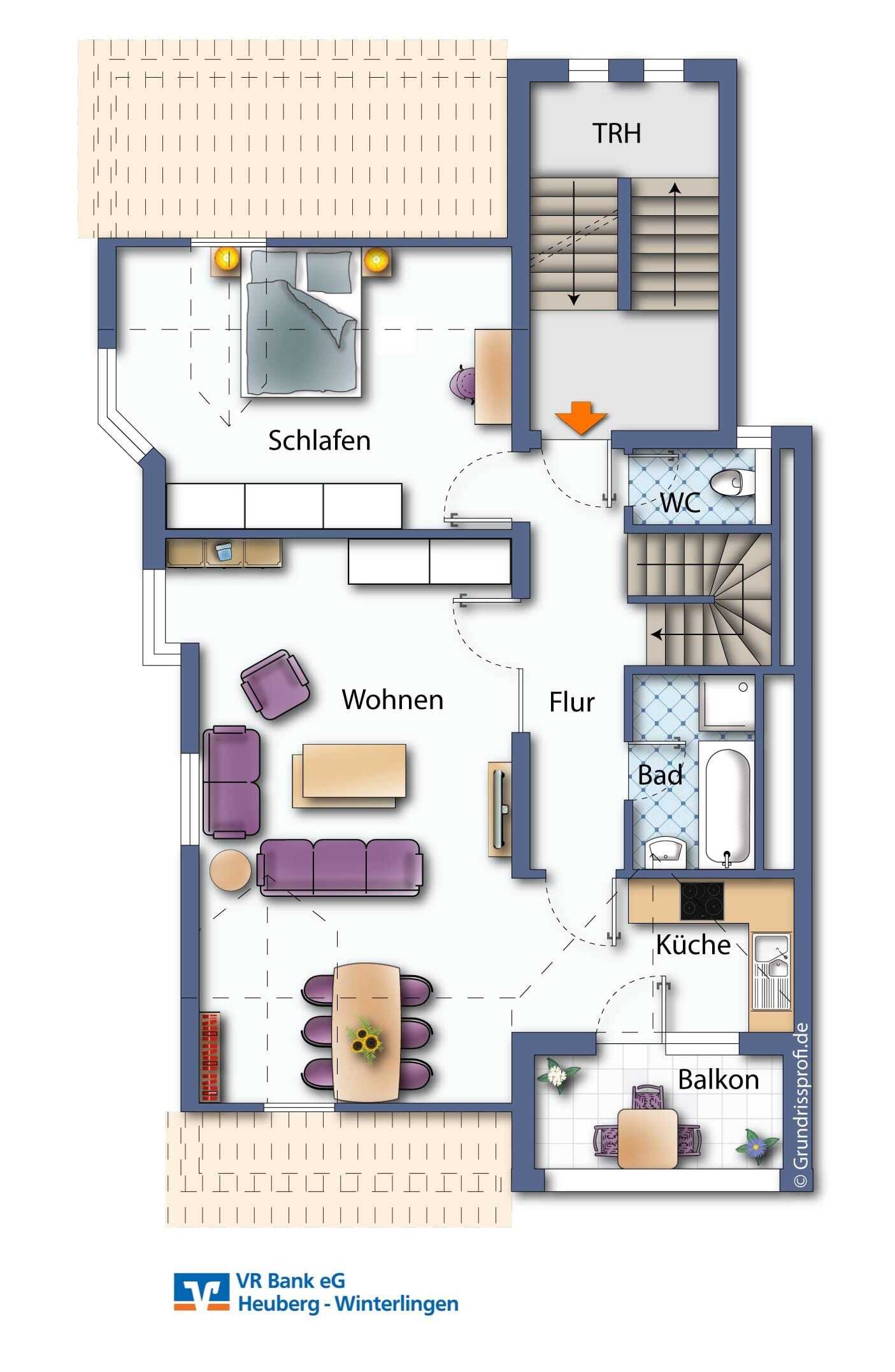 Maisonette zum Kauf 189.000 € 3,5 Zimmer 91 m²<br/>Wohnfläche Gammertingen Gammertingen 72501