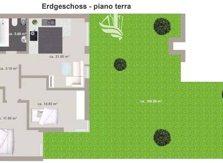 Studio zum Kauf 375.000 € 3 Zimmer 94 m² Leifers 39055