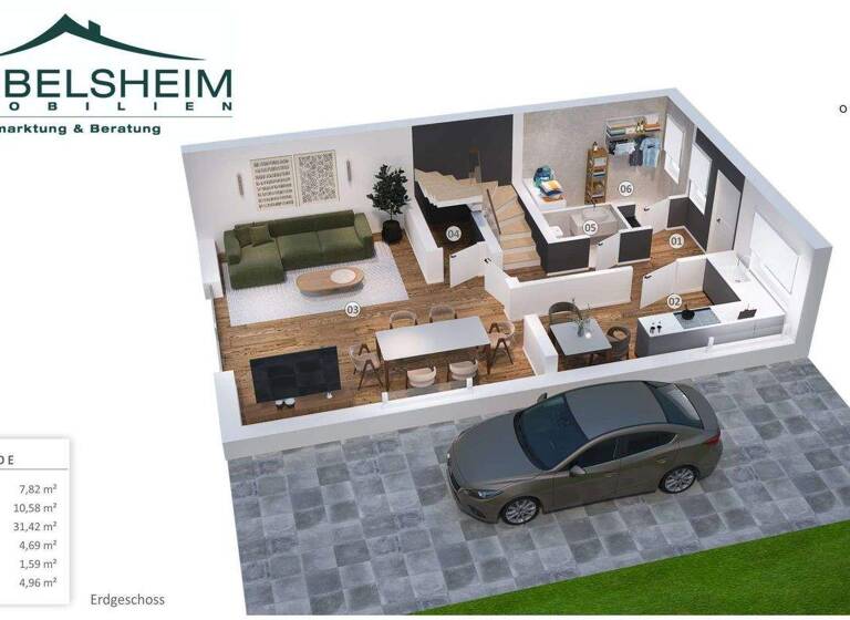 Doppelhaushälfte zum Kauf - Erstbezug 539.000 € 7 Zimmer 160 m² 195 m² Grundstück Engers Neuwied 56566