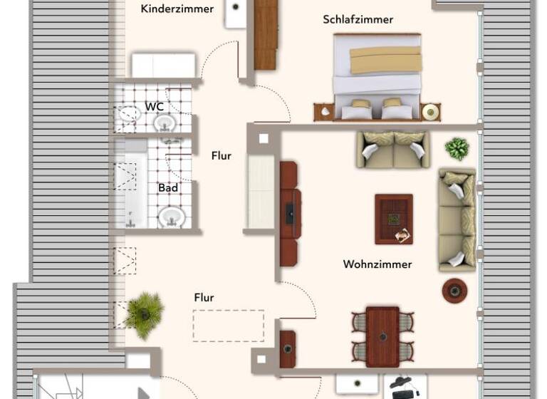 Wohnung zum Kauf 398.000 € 4 Zimmer 105 m²<br/>Wohnfläche Dachgeschoss<br/>Geschoss Sulzgries Esslingen am Neckar 73733