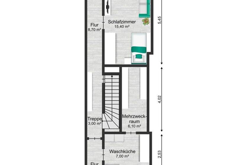 Reihenmittelhaus zum Kauf 99.000 € 2 Zimmer 94 m² 144 m² Grundstück Achterstraße 16 Oebisfelde 39646