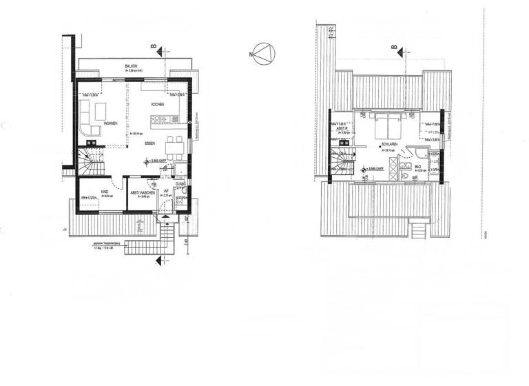 Maisonette zur Miete 1.050 € 5 Zimmer 109,5 m² 1. Geschoss Waldmühle Kürten 51515