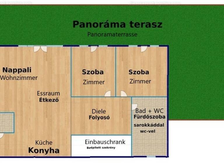 Wohnung zum Kauf provisionsfrei 475.000 € 3 Zimmer 98 m² Siófok 8600