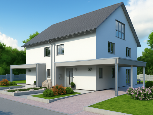 Doppelhaushälfte zum Kauf provisionsfrei 796.400 € 4 Zimmer 120 m² 322 m² Grundstück Unterrath Düsseldorf 40468