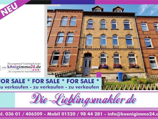Wohnung zum Kauf 78.000 € 4 Zimmer 75,6 m² Geschoss 1/3 frei ab sofort Mühlhausen Mühlhausen/Thüringen 99974