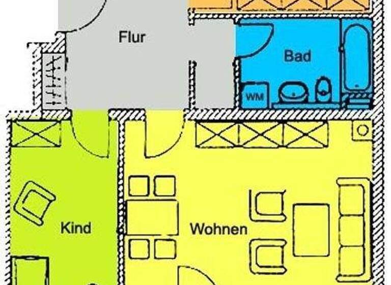 Wohnung zur Miete 895 € 3 Zimmer 80,1 m² frei ab 01.04.2026 Wilsdruffer Vorstadt/Seevorstadt-West Dresden 01159