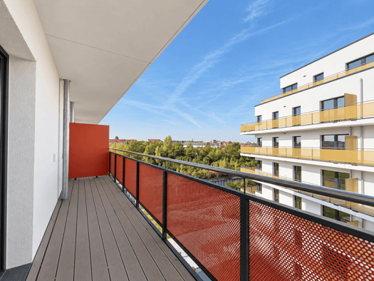 Wohnung zur Miete - Erstbezug 828 € 2 Zimmer 50,9 m² 4. Geschoss Dösner Weg Zentrum-Südost Leipzig 04103