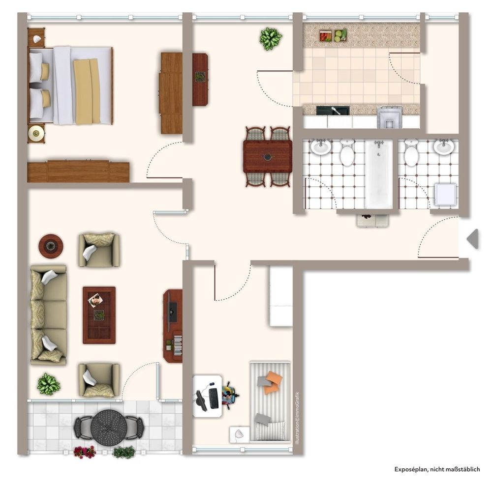 Wohnung zur Miete 1.100 € 3,5 Zimmer 84 m²<br/>Wohnfläche 8.<br/>Geschoss 01.01.2025<br/>Verfügbarkeit Pfingstweide / Stadtbezirk 234 Ludwigshafen am Rhein 67069