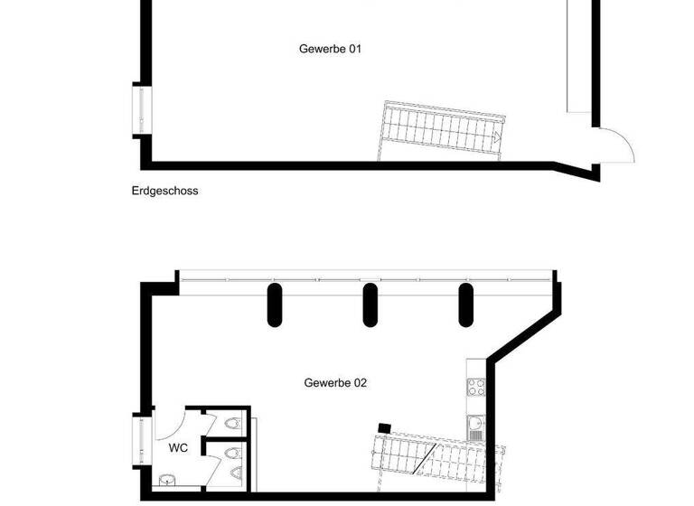 Büro zur Miete provisionsfrei 8,56 € 1 Zimmer 141,4 m² Bürofläche Marienburgstr. 3 Stadtmitte Oberhausen 46047