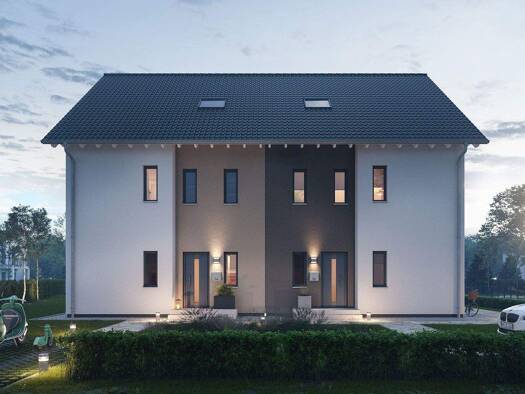 Doppelhaushälfte zum Kauf 695.068 € 6 Zimmer 216 m² 390 m² Grundstück Fischbach Friedrichshafen 88048