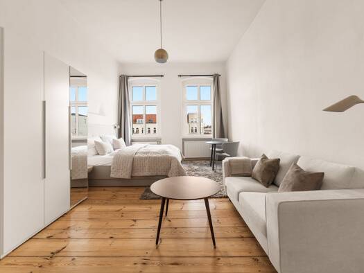 Studio zur Miete 1.440 € 1 Zimmer 59 m² 1. Geschoss Straßmannstraße 21 Friedrichshain Berlin 10249