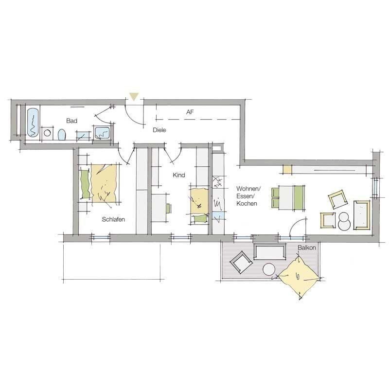 Wohnung zum Kauf provisionsfrei 453.932 € 3 Zimmer 86,9 m²<br/>Wohnfläche 3.<br/>Geschoss ab sofort<br/>Verfügbarkeit Van-Gogh-Straße Kornburg / Worzeldorf Nürnberg 90455