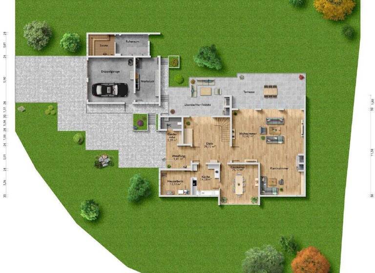 Villa zum Kauf 675.000 € 8 Zimmer 330 m² 2.568 m² Grundstück Frankenau 35110