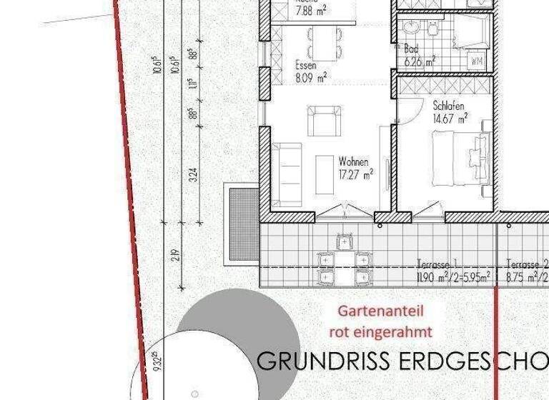 Terrassenwohnung zum Kauf - Erstbezug provisionsfrei 401.000 € 3 Zimmer 78,2 m² EG Mallersdorf Mallersdorf-Pfaffenberg 84066