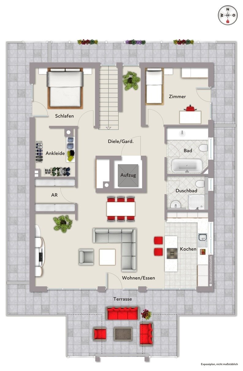 Penthouse zum Kauf 775.000 € 3 Zimmer 142 m²<br/>Wohnfläche 2.<br/>Geschoss 01.03.2025<br/>Verfügbarkeit Ronhof 152 Fürth 90765