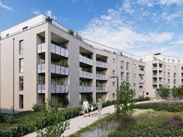 Wohnung zur Miete - Erstbezug 1.331 € 3 Zimmer 91,1 m² 2. Geschoss Paffrather Straße 67 Gladbach Bergisch Gladbach 51465